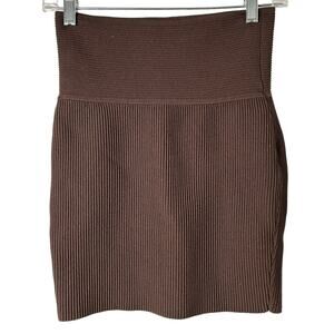 Aritzia Babaton Sculpt Knit Mini Skirt EC SZM